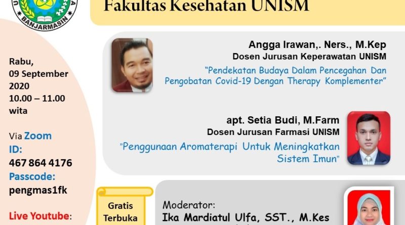 Webinar Pengabdian Masyarakat Fakultas Kesehatan Universitas Sari Mulia