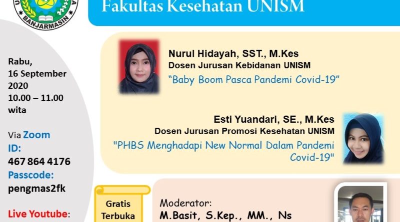 Webinar Pengabdian Masyarakat Ke 2 Fakultas Kesehatan Universitas